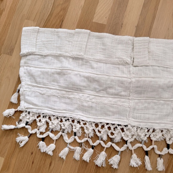 Anthropologie “ Hand made from anthropology curtains window  / Fringe ruffle  / - Picture 6 of 10